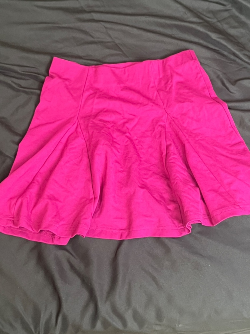 Forever 21 Magenta Mini Skater Skirt